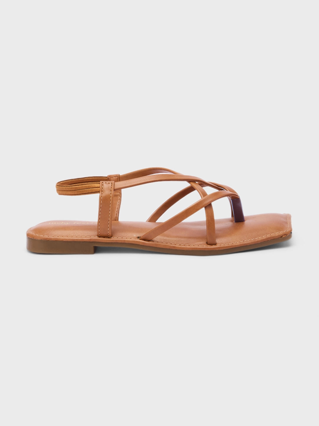 Lucky Feet Strappy Flat Sandal For Women, Comfortable Flat Slippers, Modern Flat Sandals