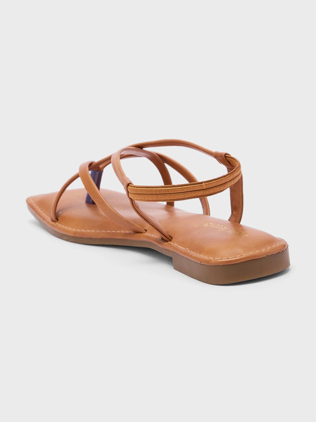 Lucky Feet Strappy Flat Sandal For Women, Comfortable Flat Slippers, Modern Flat Sandals